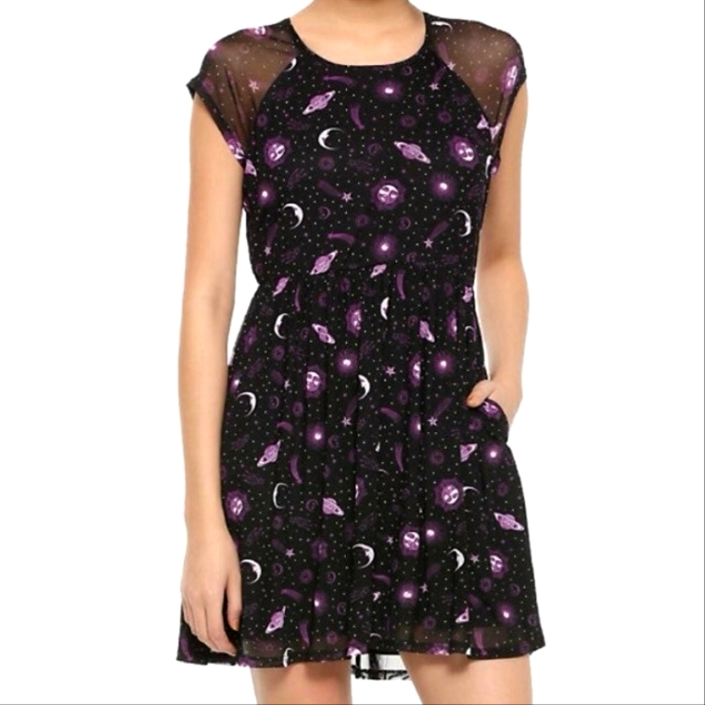 Celestial Mesh Layered Dress